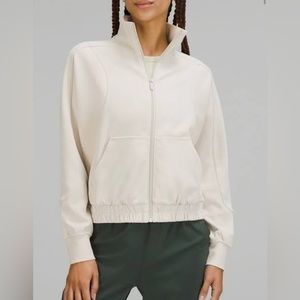 Lululemon Brushed Softstreme Funnel-Neck Zip Up